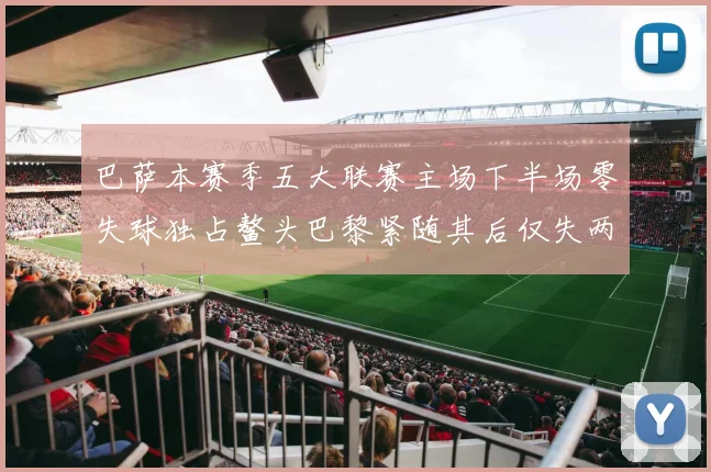 巴萨本赛季五大联赛主场下半场零失球独占鳌头巴黎紧随其后仅失两球